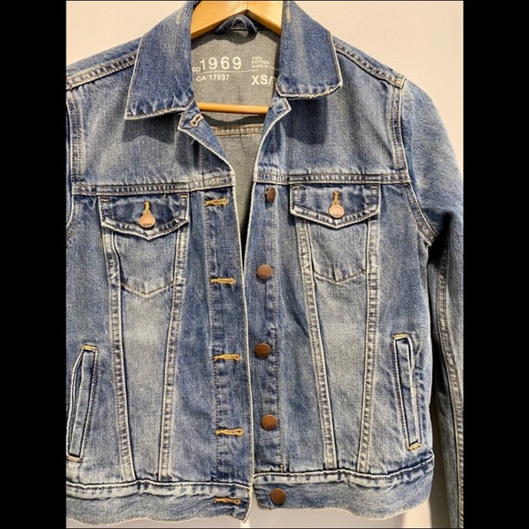 GAP blue jean jacket size XS - Picture 2 of 7